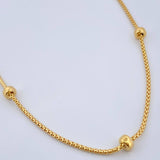Cadena Cordon Dona 6.35gr / 45.5cm / 1.5mm Oro Amarillo +3 18K $