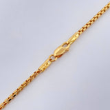 Cadena Veneciana 5.15gr / 50cm / 1.8mm Oro Amarillo +3 18K $