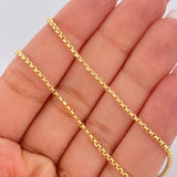 Cadena Veneciana 5.15gr / 50cm / 1.8mm Oro Amarillo +3 18K $