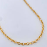 Cadena Roll-on Doble 4.05gr / 50.5cm / 3.21mm Oro Amarillo +3 18K $