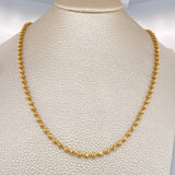 Cadena Militar 14.7gr / 61.8cm / 3mm Oro Amarillo +3 18K $