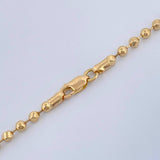 Cadena Militar 14.7gr / 61.8cm / 3mm Oro Amarillo +3 18K $