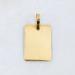 Dije Placa Rectangular 1gr / 2.8cm / Oro Amarillo 18K ©