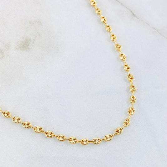 Cadena Gc Diamantada 6.75gr / 45cm / 3.3mm Oro Amarillo 18K ©