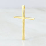 Dije Crúz Cubica 2.1gr / 2.8cm / Oro Amarillo 18K