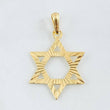 Dije Estrella David 2.35gr / 4cm / Oro Amarillo 18K