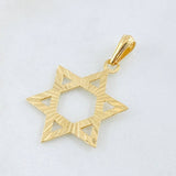 Dije Estrella David 2.35gr / 4cm / Oro Amarillo 18K