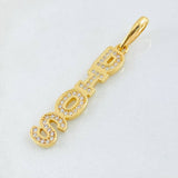 Dije Dios 2.75gr / 4cm / Oro Amarillo 18K