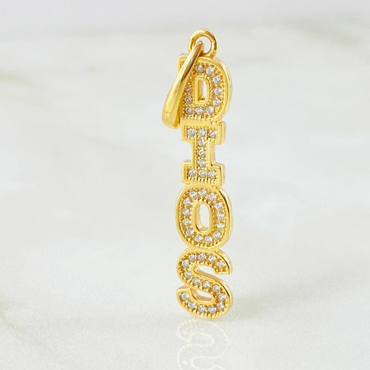 Dije Dios 2.75gr / 4cm / Oro Amarillo 18K