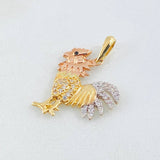Dije Gallo 2.1gr / 2.5cm / Tres Oros 18K