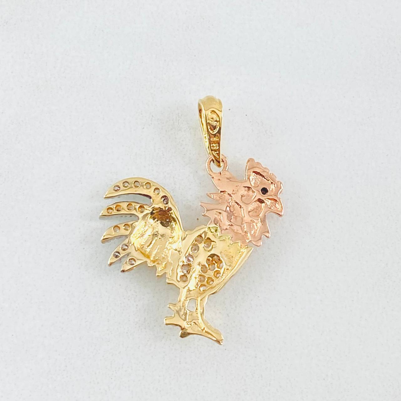 Dije Gallo 2.1gr / 2.5cm / Tres Oros 18K
