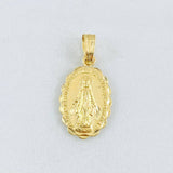 Dije Borde Milagrosa 0.85gr / 2.2cm / Oro Amarillo 18K