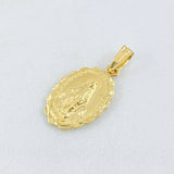 Dije Borde Milagrosa 0.85gr / 2.2cm / Oro Amarillo 18K