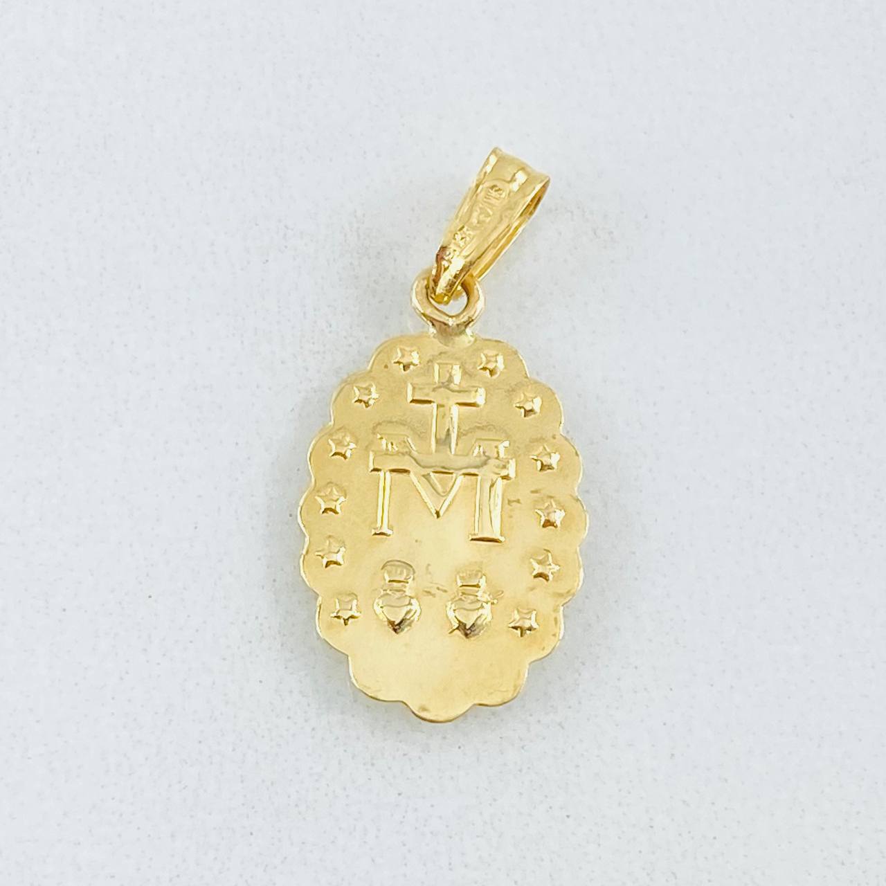 Dije Borde Milagrosa 0.85gr / 2.2cm / Oro Amarillo 18K