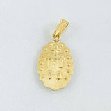 Dije Borde Milagrosa 0.85gr / 2.2cm / Oro Amarillo 18K