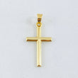 Dije Crúz 0.6gr / 2.4cm / Oro Amarillo 18K