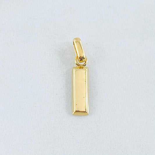Dije Lingote 1.25gr / 2cm / Oro Amarillo 18K