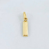 Dije Lingote 1.25gr / 2cm / Oro Amarillo 18K
