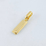 Dije Lingote 1.25gr / 2cm / Oro Amarillo 18K