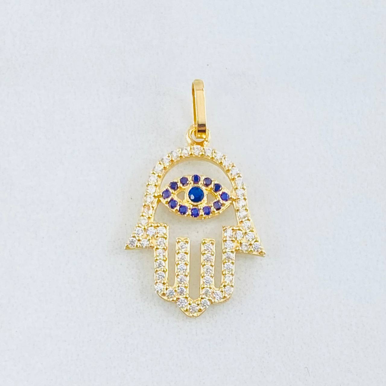 Dije Mano Hamsa 1.25gr / 2.4cm / Oro Amarillo 18K