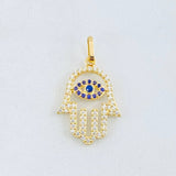 Dije Mano Hamsa 1.25gr / 2.4cm / Oro Amarillo 18K