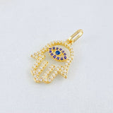 Dije Mano Hamsa 1.25gr / 2.4cm / Oro Amarillo 18K