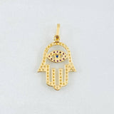 Dije Mano Hamsa 1.25gr / 2.4cm / Oro Amarillo 18K
