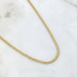 Cadena Cubana 6.35gr / 60cm / 3.3mm +0Oro 18K *