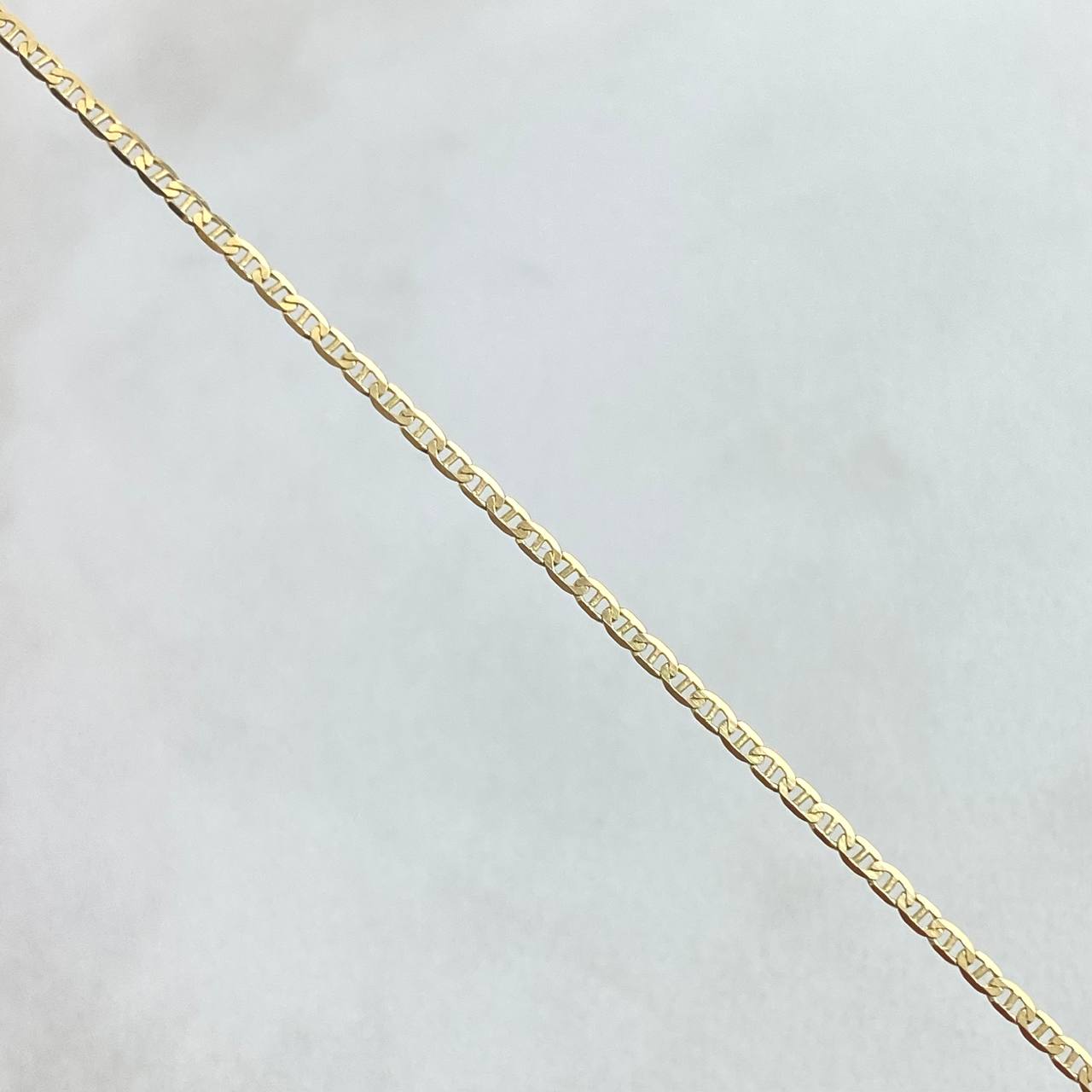 Cadena Escalera 1.55gr / 40cm / +3 Oro 18K