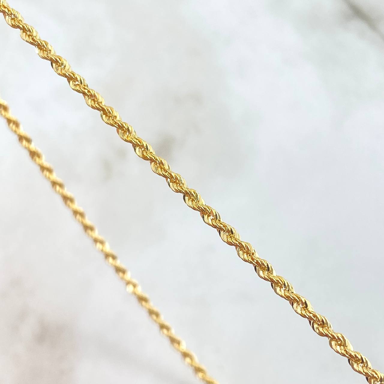 Cadena Lazo 2.55gr / 40cm / 2.1mm Oro Amarillo +3 18K ©
