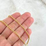 Cadena Lazo 2.55gr / 40cm / 2.1mm Oro Amarillo +3 18K ©