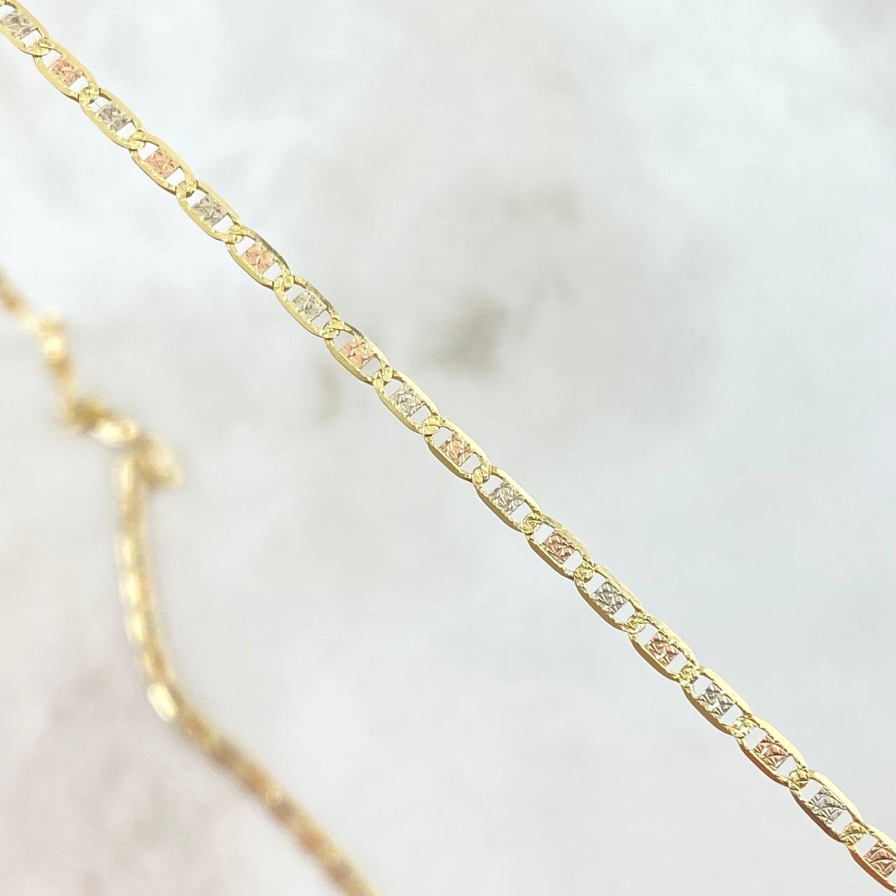Cadena Plana 1.7gr / 40cm / +3 Oro 18K ©