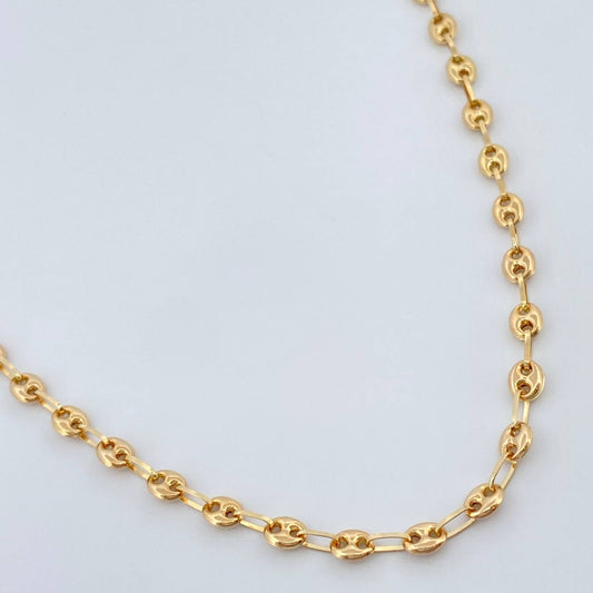 Cadena GC 5gr / 46.4cm / 3mm Oro Amarillo 18K +