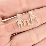 Herraje Familia De Cuatro 2gr / 2.5cm / Oro Amarillo 18K %