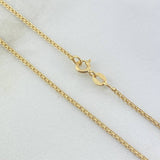 Tobillera China 1.45gr / 23.5cm / 1.5mm Oro Amarillo +1 18K ©