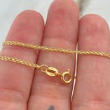 Tobillera China 1.45gr / 23.5cm / 1.5mm Oro Amarillo +1 18K ©
