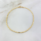 Pulso Plana 1.35gr / 19cm / 2mm Oro Amarillo +3 *