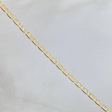 Pulso Plana 1.45gr / 19cm / 2mm Diamantada Tres Oros +3