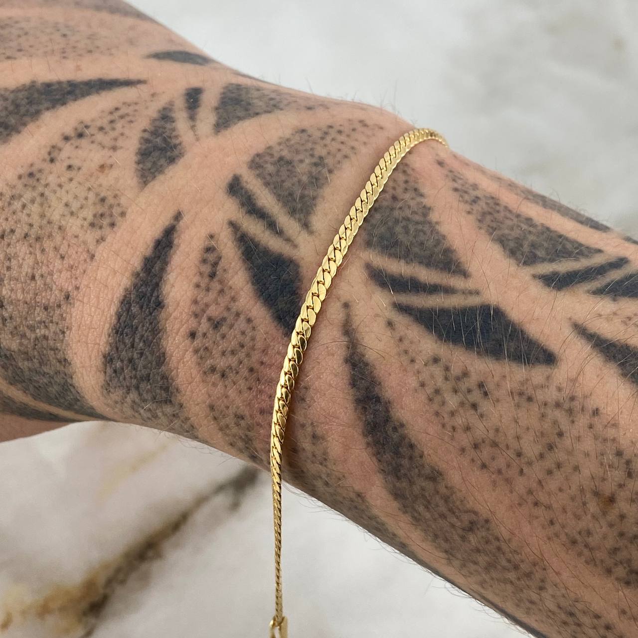 Pulso Serpiente 1.5gr / 18cm / 2.2mm Oro Amarillo +3 *