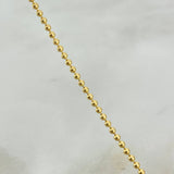 Pulso Militar 4.7gr / 20cm / 2mm Bolas Lisas Oro Amarillo +3 *