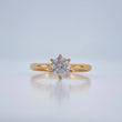 Anillo Solitario 1.6gr / T6 / Oro Amarillo 18K %