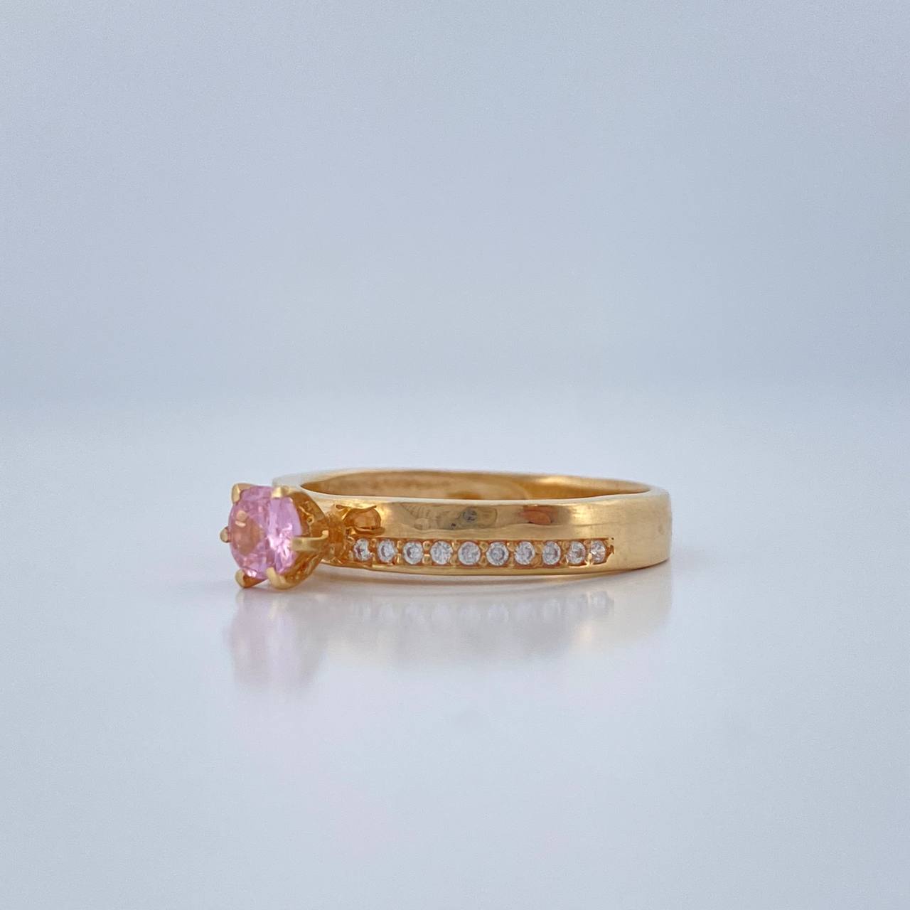 Anillo Solitario Churumbela 2.45gr / T6 / Oro Amarillo 18K %