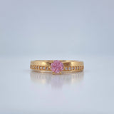 Anillo Solitario Churumbela 2.45gr / T6 / Oro Amarillo 18K %