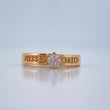Anillo Churumbela Solitario 3.45gr / T6 1/2 / Oro Amarillo 18K %
