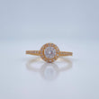 Anillo Churumbela Halo 1.95gr / T5 1/4 / Oro Amarillo 18K %