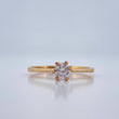 Anillo Solitario 1.65gr / T6 3/4 / Oro Amarillo 18K %