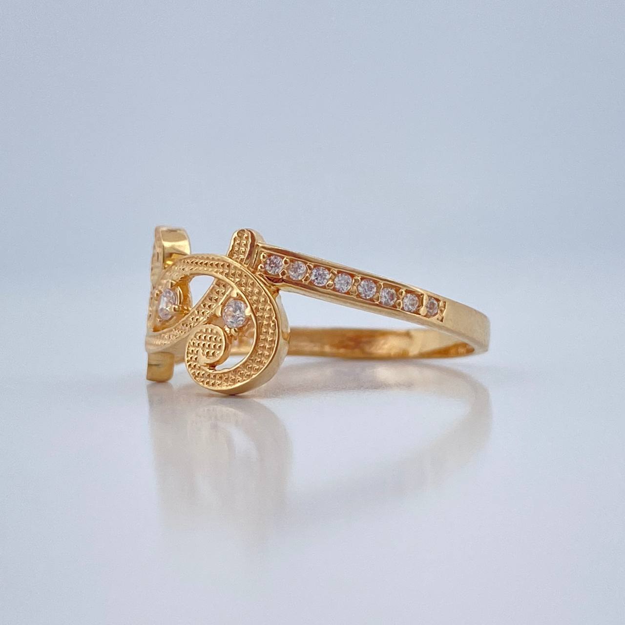Anillo Nota Musical 2.1gr / T6 1/4 / Oro Amarillo 18K %