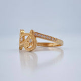 Anillo Nota Musical 2.1gr / T6 1/4 / Oro Amarillo 18K %