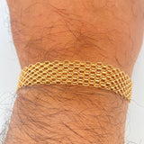 Pulso Chino 9.15gr / 21.7cm / 12mm Oro Amarillo +1 18K %
