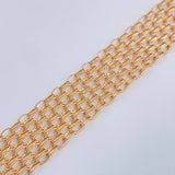 Pulso Chino 9.15gr / 21.7cm / 12mm Oro Amarillo +1 18K %